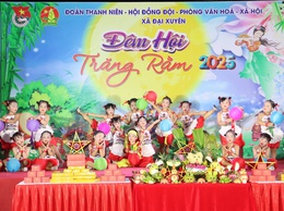 Xã Đại Xuyên tổ chức chương trình “ Đêm hội trăng rằm” ấm áp, ngập tràn niềm vui