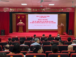 UBKT Đảng ủy phường Xuân Phương tổ chức hội nghị tập huấn nghiệp vụ công tác kiểm tra, giám sát năm 2025