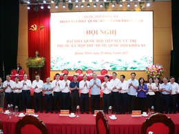 [Ảnh] Tổng Bí thư Tô Lâm tiếp xúc cử tri đơn vị bầu cử số 10, thành phố Hà Nội