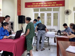 Ghi nhận ngày đầu tiên tiến hành nhập liệu trong Chiến dịch làm giàu, làm sạch cơ sở dữ liệu quốc gia về đất đai trên địa bàn phường Dương Nội