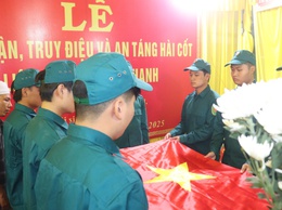 Xã Thuận An tổ chức Lễ đón nhận, truy điệu và an táng hài cốt liệt sỹ Nguyễn Đức Hạnh