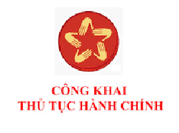 Công khai Danh mục thủ tục hành chính thuộc thẩm quyền tiếp nhận và giải quyết tại UBND xã Thiên Lộc