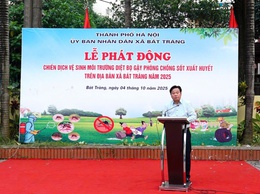Bát Tràng phát động chiến dịch tổng vệ sinh môi trường, diệt bọ gậy, phòng chống sốt xuất huyết