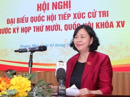 Đồng chí Bí thư Thành ủy Hà Nội tiếp xúc cử tri 11 phường, xã thuộc Đơn vị bầu cử số 4