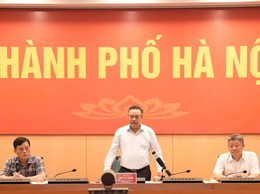 Chủ tịch UBND Thành phố Hà Nội Trần Sỹ Thanh: Hoàn thiện kịch bản, sẵn sàng ứng phó bão số 11
