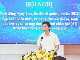 XÃ NỘI BÀI TỔ CHỨC HỘI NGHỊ PHÁT ĐỘNG NGÀY CHUYỂN ĐỔI SỐ QUỐC GIA