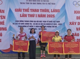 BẾ MẠC GIẢI THỂ THAO THÔN LÀNG XÃ NỘI BÀI NĂM 2025