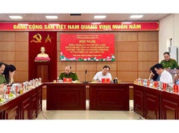 Công an thành phố Hà Nội kiểm tra, đánh giá toàn diện công tác của công an phường Lĩnh Nam