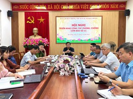 Bát Tràng khẩn trương triển khai công tác phòng, chống cơn bão số 11