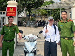 Công an phường Xuân Đỉnh tích cực truy tìm tài sản bị thất lạc trả lại cho người nước ngoài và người dân 