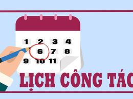 LỊCH CÔNG TÁC TUẦN CỦA LÃNH ĐẠO TRUNG TÂM (Từ ngày 06/10/2025 đến ngày 10/10/2025)