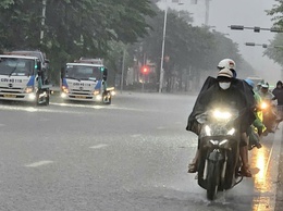 Hà Nội ngày và đêm 06/10: có mưa vừa, mưa to và dông, cục bộ có nơi mưa rất to