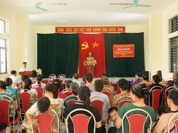 Khai giảng lớp đào tạo nghề và giải quyết việc làm tại thôn Phù Bật và Thôn Cổ Hoàng