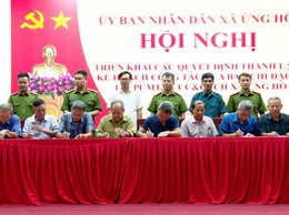 ỨNG HÒA TRIỂN KHAI NHIỆM VỤ CÔNG TÁC CỦA CÁC BAN CHỈ ĐẠO 197, 138, PCMT, PCCC&CNCH.