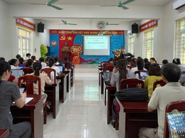 Xã Mỹ Đức tập huấn giải pháp thanh toán không dùng tiền mặt trong các trường học