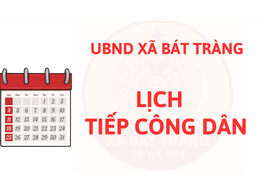 LỊCH TIẾP CÔNG DÂN QUÝ IV/2025