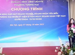 Phường Tương Mai tôn vinh tinh thần khởi nghiệp và phát triển vì cộng đồng của doanh nghiệp