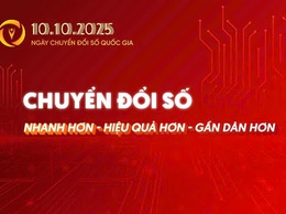 BAN HÀNH BỘ NHẬN DIỆN HƯỞNG ỨNG NGÀY CHUYỂN ĐỔI SỐ QUỐC GIA 10.10.2025