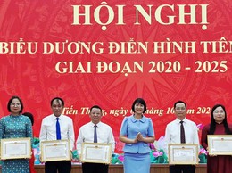 Xã Tiến Thắng biểu dương 99 tập thể, cá nhân tiêu biểu trong phong trào thi đua yêu nước