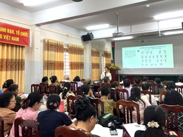 218 CTV Dân số được tập huấn kiến thức, kỹ năng về sàng lọc trước sinh và sơ sinh
