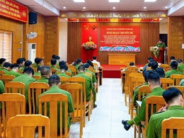 Đảng bộ Công an phường Thanh Liệt tổ chức sinh hoạt chuyên đề quý IV/2025