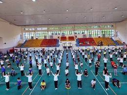 Học sinh xã đan phượng tích cực tập luyện chuẩn bị cho đại hội thể dục thể thao năm 2025