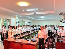 Lễ sinh hoạt dưới cờ tháng 11 cơ quan UBND phường Bồ Đề
