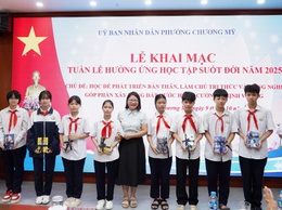 Phường Chương Mỹ tổ chức Lễ khai mạc “Tuần lễ hưởng ứng học tập suốt đời” năm 2025 