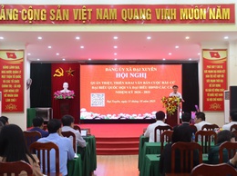 Hội nghị  thông tin kết quả Đại hội Đại biểu Đảng bộ thành phố Hà Nội lần thứ XVIII
