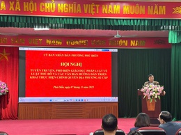 Phường Phú Diễn đẩy mạnh tuyên truyền pháp luật hưởng ứng Ngày Pháp luật Việt Nam