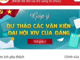 HƯỚNG DẪN ĐẢNG VIÊN, CÁN BỘ VÀ NHÂN DÂN THAM GIA “GÓP Ý DỰ THẢO CÁC VĂN KIỆN ĐẠI HỘI XIV CỦA ĐẢNG” TRÊN ỨNG DỤNG VNEID