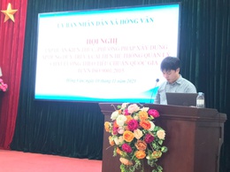 UBND xã Hồng Vân tổ chức tập huấn kiến thức về Hệ thống quản lý chất lượng TCVN ISO 9001:2015