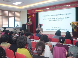 Phường Ba Đình tập huấn công tác bầu cử đại biểu Quốc hội và Hội đồng nhân dân