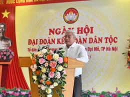 Các tổ dân phố phường Đại Mỗ tổ chức thành công Ngày hội Đại đoàn kết toàn dân tộc ở khu dân cư năm 2025