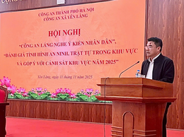 CÔNG AN XÃ YÊN LÃNG TỔ CHỨC HỘI NGHỊ ĐÁNH GIÁ 
TÌNH HÌNH AN NINH TRẬT TỰ VÀ GÓP Ý VỀ TRÁCH NHIỆM CỦA CẢNH SÁT KHU VỰC NĂM 2025
