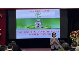 Phường Yên Hòa tổ chức tuyên truyền, phổ biến, tập huấn Luật Thủ đô và các văn bản triển khai thi hành năm 2025