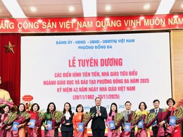 Phường Đống Đa tuyên dương các nhà giáo điển hình tiên tiến