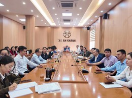 Đảng ủy xã An Khánh tiếp sóng Hội nghị học tập, nghiên cứu, triển khai thực hiện Nghị quyết Đại hội đại biểu Đảng bộ Thành phố lần thứ XVIII