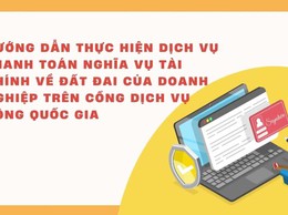 HƯỚNG DẪN NGƯỜI NỘP THUẾ THỰC HIỆN DỊCH VỤ THANH TOÁN NGHĨA VỤ TÀI CHÍNH VỀ ĐẤT DAI TRÊN DỊCH VỤ CÔNG QUỐC GIA