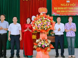 Rùa Hạ rộn ràng Ngày hội Đại đoàn kết toàn dân tộc: Lan tỏa tinh thần đoàn kết, bồi đắp sức mạnh cộng đồng