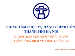 HƯỚNG DẪN CÁC BƯỚC NỘP HỒ SƠ TRỰC TUYẾN TRÊN CỔNG DỊCH VỤ CÔNG QUỐC GIA