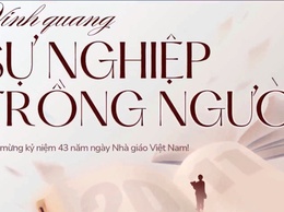 Vinh quang sự nghiệp trồng người