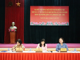 Đại biểu HĐND TP Hà Nội tiếp xúc cử tri 3 phường Cầu Giấy - Yên Hòa - Nghĩa Đô