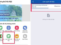 Người dân cần làm gì để làm sạch dữ liệu phương tiện và Giấy phép lái xe?