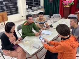 Công an phường Nghĩa Đô triển khai 