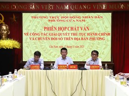 HĐND phường Cửa Nam chất vấn về công tác giải quyết thủ tục hành chính và chuyển đổi số