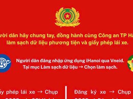 Công an xã Chương Dương hưởng ứng cao điểm 60 ngày đêm tổng rà soát, làm sạch dữ liệu đăng ký xe máy và giấy phép lái xe