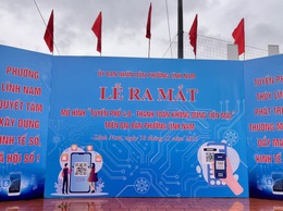 PHƯỜNG LĨNH NAM TRIỂN KHAI TUYẾN PHỐ 4.0 - THANH TOÁN KHÔNG DÙNG TIỀN MẶT