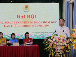Công đoàn Bệnh viện đa khoa Hoài Đức vững bước đổi mới, chăm lo tốt hơn cho người lao động
