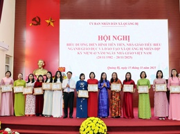 Lan tỏa những “Bông hoa đẹp” của ngành giáo dục xã Quảng Bị